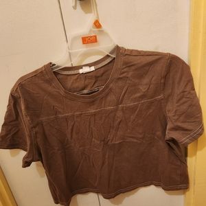 Ardenes xl cropped brown tshirt